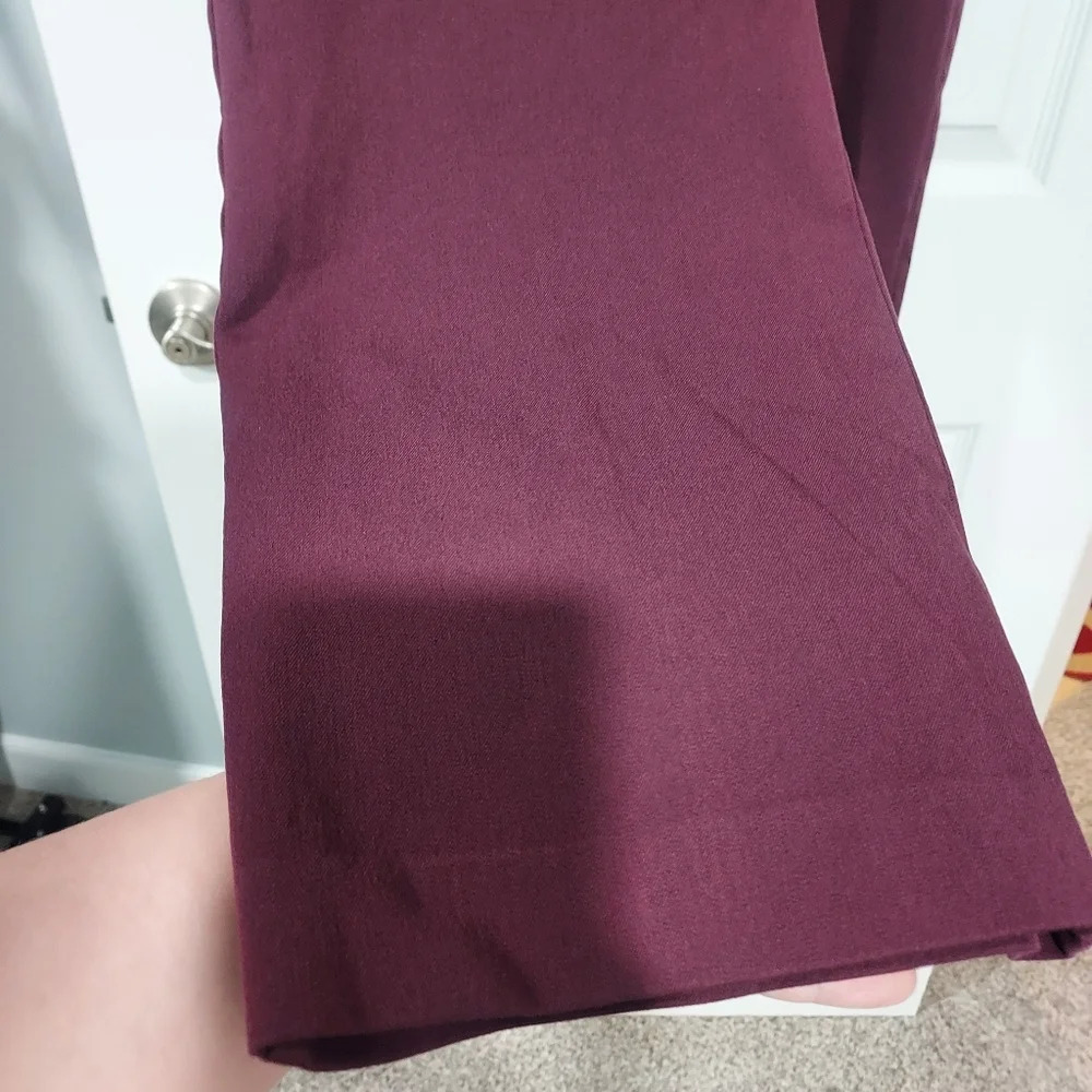 Talbots Merlot Barely Boot Pants In Size 14 P - P… - image 5